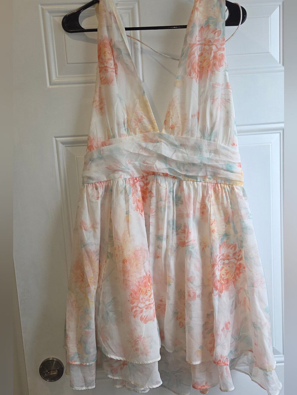 Abercrombie And Fitch Flirty Drama Mini Dress Large Tall